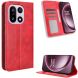 Чехол-книжка Deexe Retro Style для OnePlus 15 - Red (391307R). Фото 2 из 16