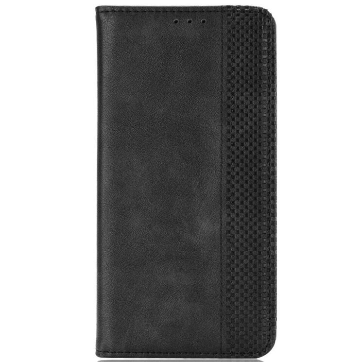 Чохол-книжка Deexe Retro Style для Realme 16 Pro Plus - Black (428509B) Чохол-книжка Deexe Retro Style для Realme 16 Pro Plus - Black: фото 4 з 20