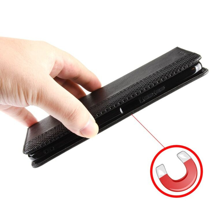 Чохол-книжка Deexe Retro Style для Realme 16 Pro Plus - Black (428509B) Чохол-книжка Deexe Retro Style для Realme 16 Pro Plus - Black: фото 20 з 20