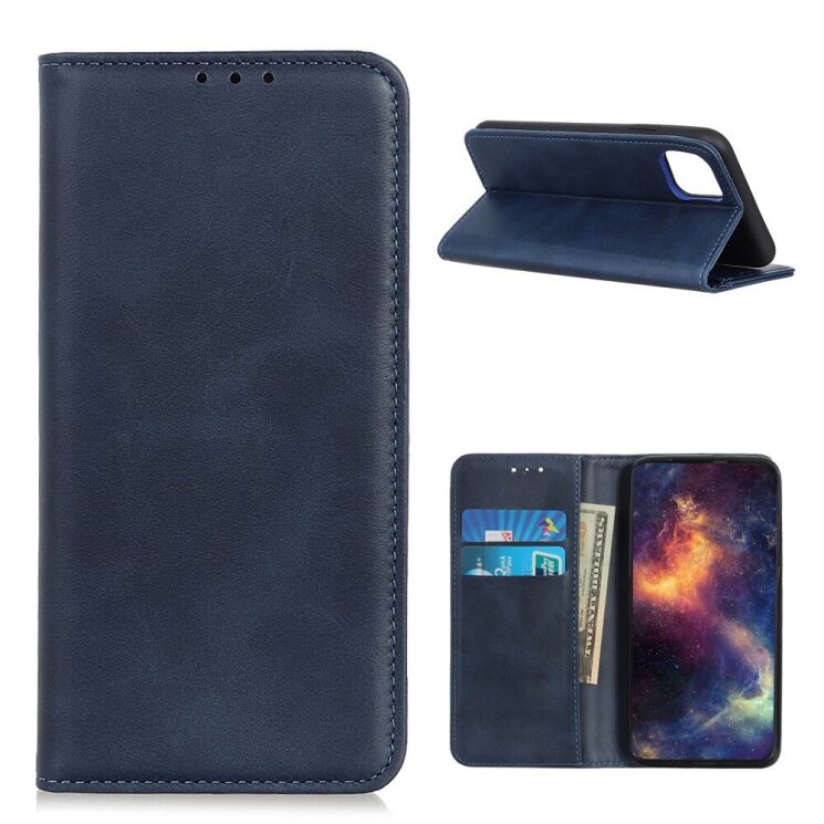 Чехол-книжка Deexe Wallet Case для Xiaomi Mi 11 - Blue: фото 1 из 10