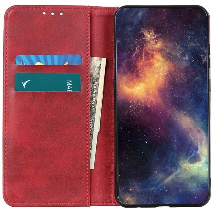 Чехол-книжка Deexe Wallet Case для Xiaomi Redmi Note 14 Pro - Red: фото 2 из 7