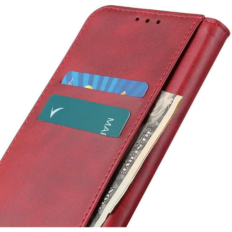 Чехол-книжка Deexe Wallet Case для Xiaomi Redmi Note 14 Pro - Red: фото 5 из 7