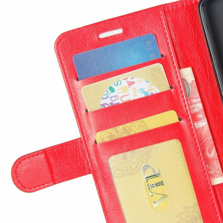 Классический чехол-книжка Deexe Wallet Style для Samsung Galaxy M30 (M305) / A40s (A407) - Red: фото 4 из 8