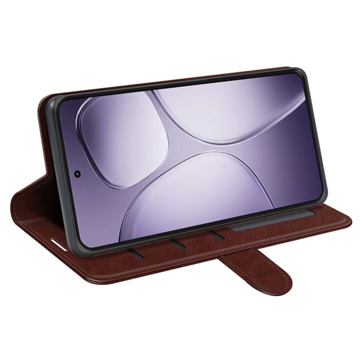 Чехол-книжка Deexe Wallet Style для Xiaomi 14T Pro - Brown: фото 3 из 7