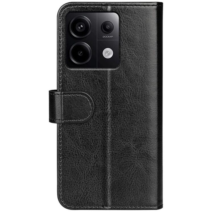 Чехол-книжка Deexe Wallet Style для Xiaomi Redmi Note 13 Pro 5G / Poco X6 - Black: фото 7 из 9