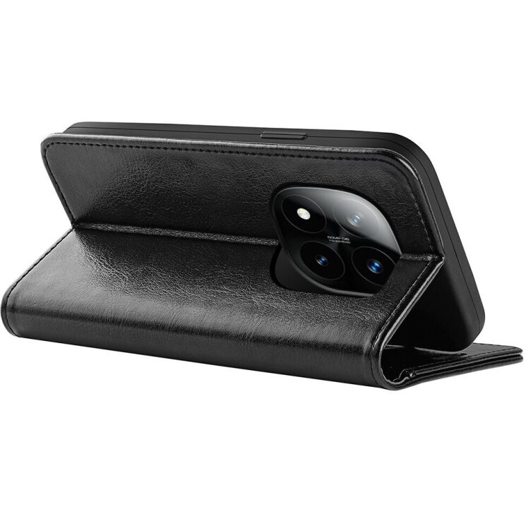 Чехол-книжка Deexe Wallet Style для Xiaomi Redmi Note 14 Pro Plus - Black: фото 7 из 9