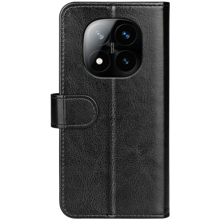 Чехол-книжка Deexe Wallet Style для Xiaomi Redmi Note 14 Pro Plus - Black: фото 3 из 9