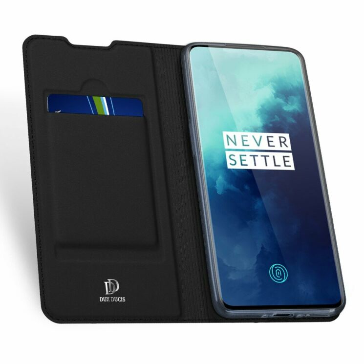 Чохол-книжка DUX DUCIS Skin Pro для OnePlus 7T Pro - Black: фото 3 з 18