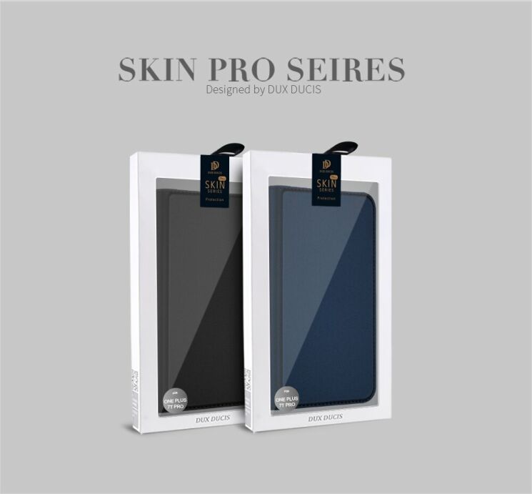 Чохол-книжка DUX DUCIS Skin Pro для OnePlus 7T Pro - Black: фото 18 з 18
