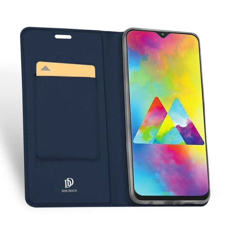 Чохол-книжка DUX DUCIS Skin Pro для Samsung Galaxy M20 - Dark Blue: фото 3 з 19