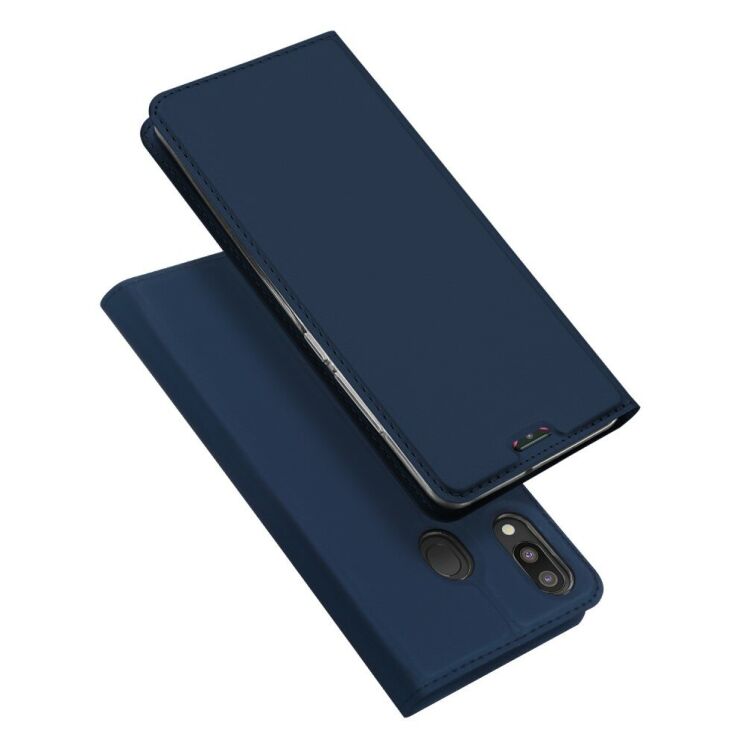Чохол-книжка DUX DUCIS Skin Pro для Samsung Galaxy M20 - Dark Blue: фото 1 з 19