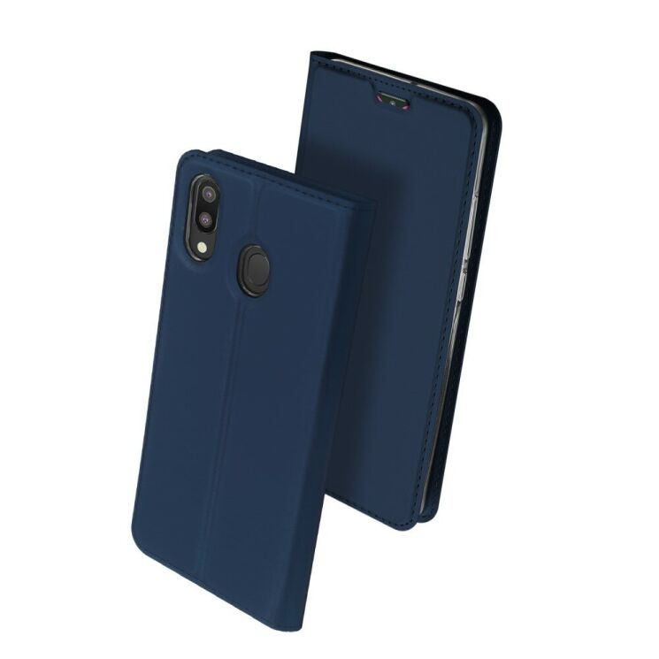 Чохол-книжка DUX DUCIS Skin Pro для Samsung Galaxy M20 - Dark Blue: фото 2 з 19
