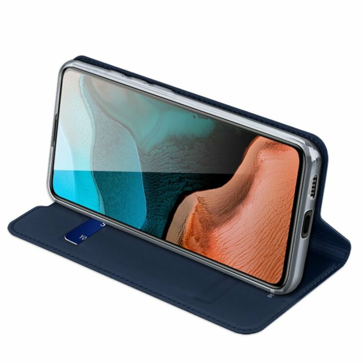 Чехол-книжка DUX DUCIS Skin Pro для Xiaomi Poco F2 Pro / Redmi K30 Pro - Blue: фото 5 из 9