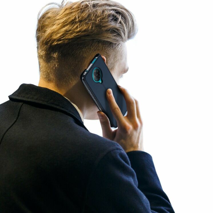 Чехол-книжка DUX DUCIS Skin Pro для Xiaomi Poco F2 Pro / Redmi K30 Pro - Blue: фото 9 из 9