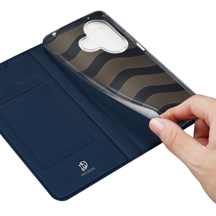Чехол-книжка DUX DUCIS Skin Pro для Xiaomi Redmi 13 - Blue: фото 8 из 10