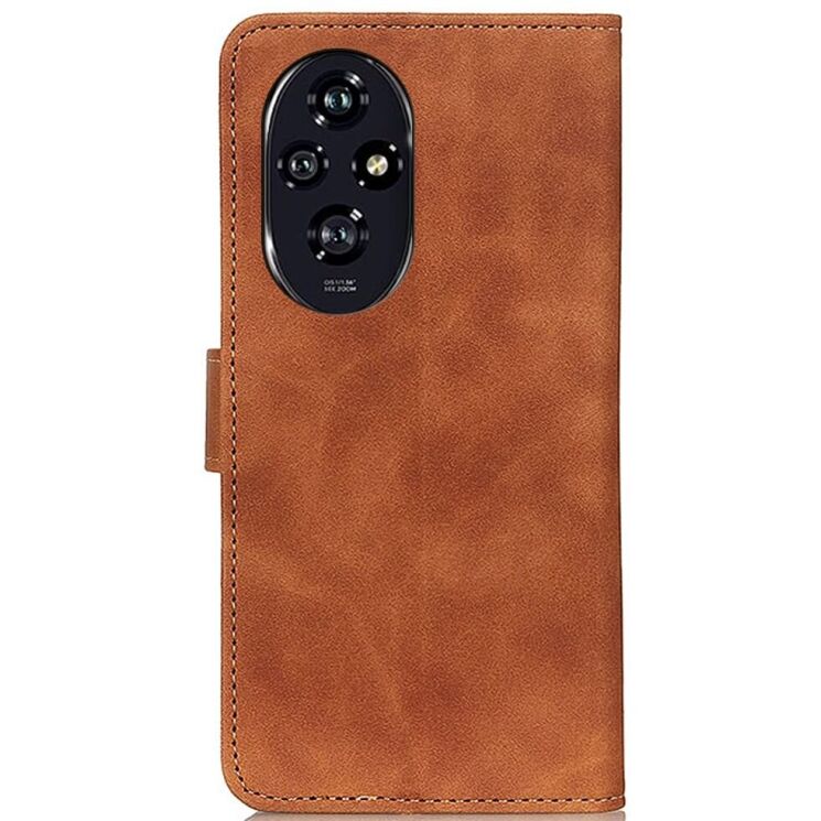 Чохол-книжка KHAZNEH Retro Wallet для Honor 200 Pro - Brown: фото 5 з 9