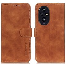 Чехол-книжка KHAZNEH Retro Wallet для Honor 200 Pro - Brown: фото 1 из 9