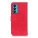 Чехол-книжка KHAZNEH Retro Wallet для Motorola Edge 20 - Red (289000R). Фото 5 из 10