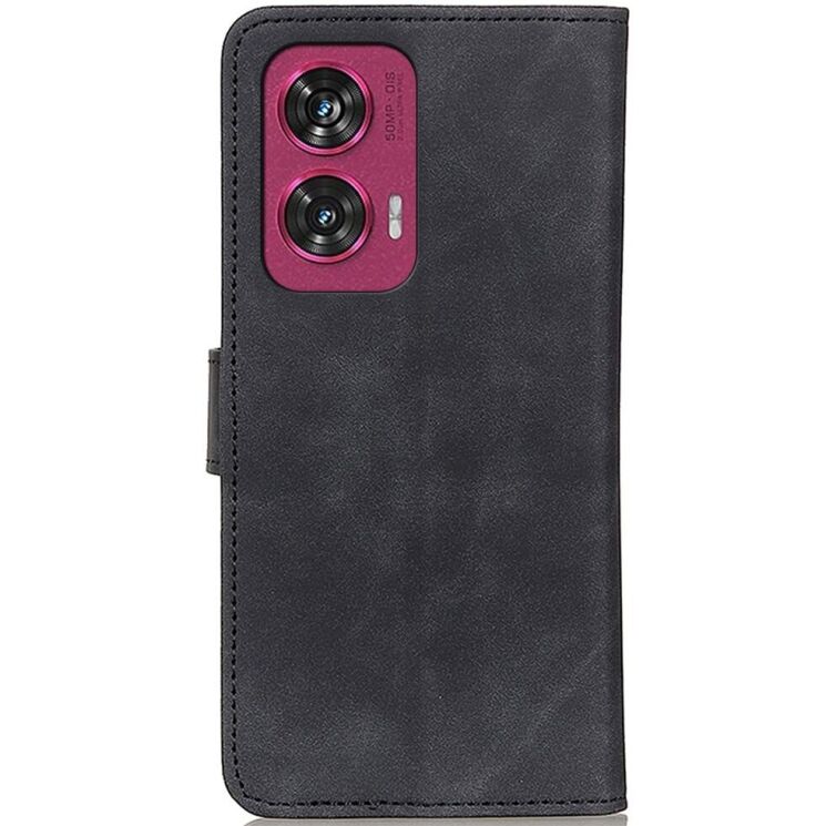 Чохол-книжка KHAZNEH Retro Wallet для Motorola Edge 50 Fusion - Black: фото 5 з 9
