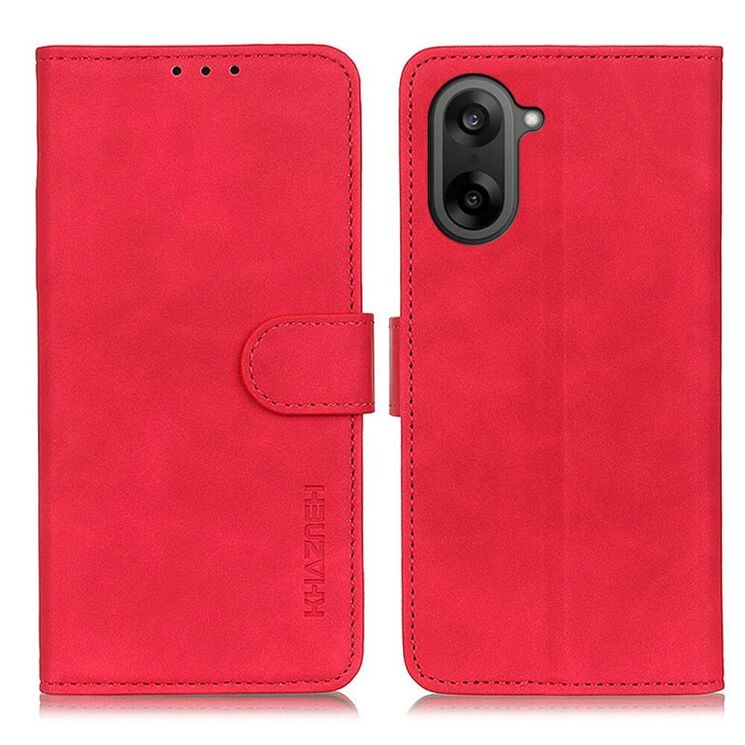 Чохол-книжка KHAZNEH Retro Wallet для OnePlus Nord CE 5 / Ace 5 Racing - Red: фото 1 з 8