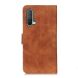 Чехол-книжка с застежкой KHAZNEH Retro Wallet для OnePlus Nord CE - Brown (350602Z). Фото 3 из 11