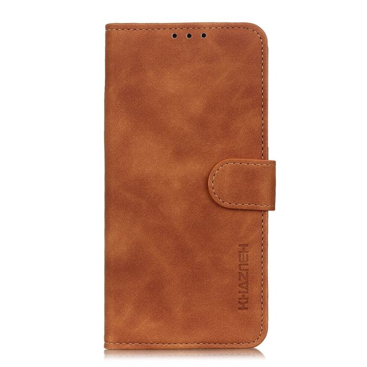 Чехол-книжка с застежкой KHAZNEH Retro Wallet для OnePlus Nord CE - Brown: фото 2 из 11