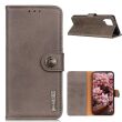 Чехол-книжка KHAZNEH Wallet Cover для Samsung Galaxy A12 (A125) / A12 Nacho (A127) / M12 (M127) - Khaki (260303K)