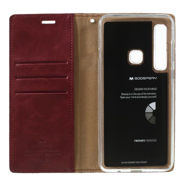 Чохол-книжка MERCURY Classic Flip для Samsung Galaxy A9 2018 (A920) - Wine Red: фото 7 з 8