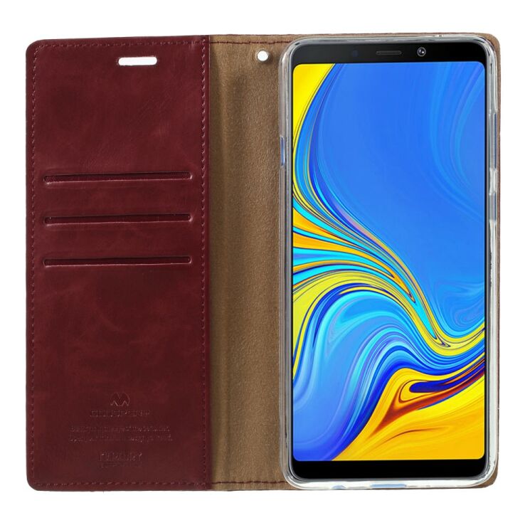 Чохол-книжка MERCURY Classic Flip для Samsung Galaxy A9 2018 (A920) - Wine Red: фото 6 з 8