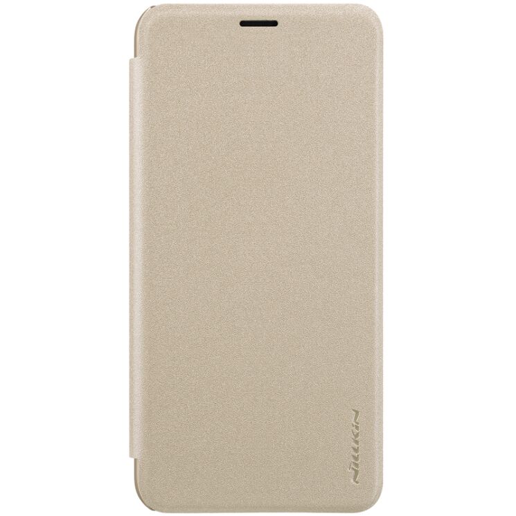 Чехол-книжка NILLKIN Sparkle Series для Samsung Galaxy J6+ (J610) - Gold (201361F) Чехол-книжка NILLKIN Sparkle Series для Samsung Galaxy J6+ (J610) - Gold: фото 1 из 15