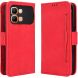 Чохол-книжка з кишеньками Deexe Wallet Stand для Infinix Note Edge - Red (409201R). Фото 1 з 15