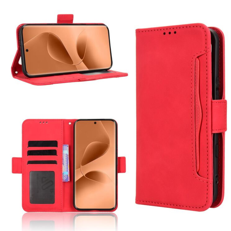 Чохол-книжка з кишеньками Deexe Wallet Stand для Infinix Note Edge - Red (409201R) Чохол-книжка з кишеньками Deexe Wallet Stand для Infinix Note Edge - Red: фото 8 з 15
