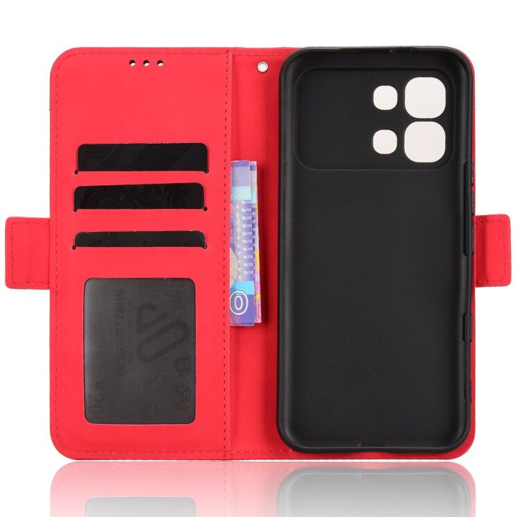 Чохол-книжка з кишеньками Deexe Wallet Stand для Infinix Note Edge - Red (409201R) Чохол-книжка з кишеньками Deexe Wallet Stand для Infinix Note Edge - Red: фото 4 з 15