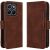 Чехол-книжка с карманами Deexe Wallet Stand для Motorola Edge 70 Fusion - Brown: фото 1 из 15