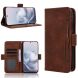Чехол-книжка с карманами Deexe Wallet Stand для Motorola Edge 70 Fusion - Brown (409507Z). Фото 8 из 15