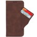 Чехол-книжка с карманами Deexe Wallet Stand для Motorola Edge 70 Fusion - Brown (409507Z). Фото 3 из 15
