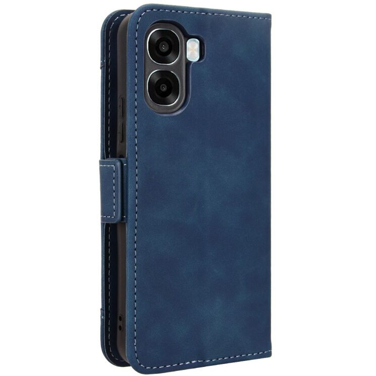 Чохол-книжка з кишеньками Deexe Wallet Stand для OPPO A6x - Blue: фото 6 з 16