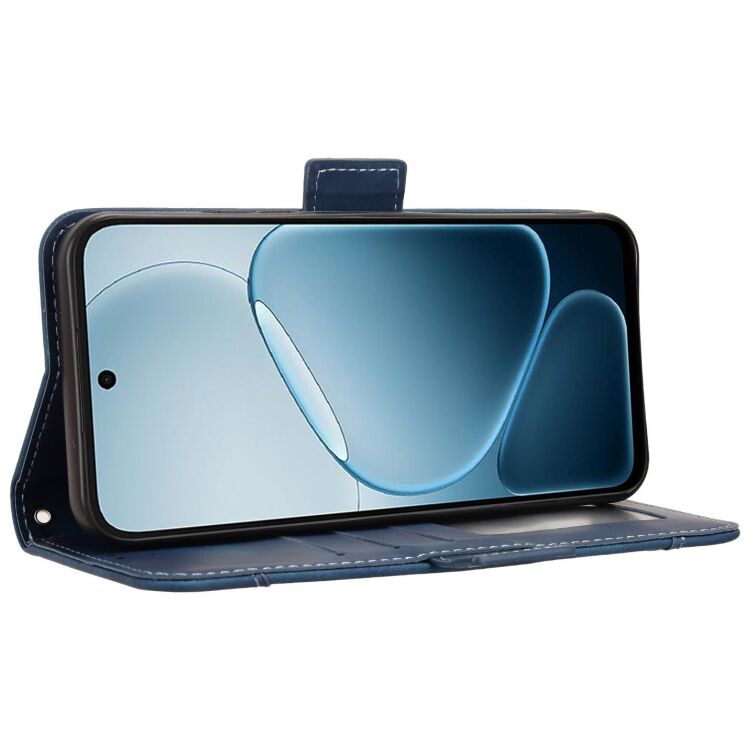 Чохол-книжка з кишеньками Deexe Wallet Stand для OPPO A6x - Blue: фото 5 з 16