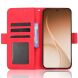Чехол-книжка с карманами Deexe Wallet Stand для OPPO Reno 15 Pro - Red (405603R). Фото 4 из 15