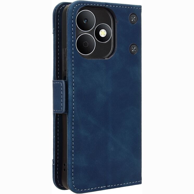 Чохол-книжка з кишеньками Deexe Wallet Stand для Realme Note 80 - Blue: фото 7 з 15