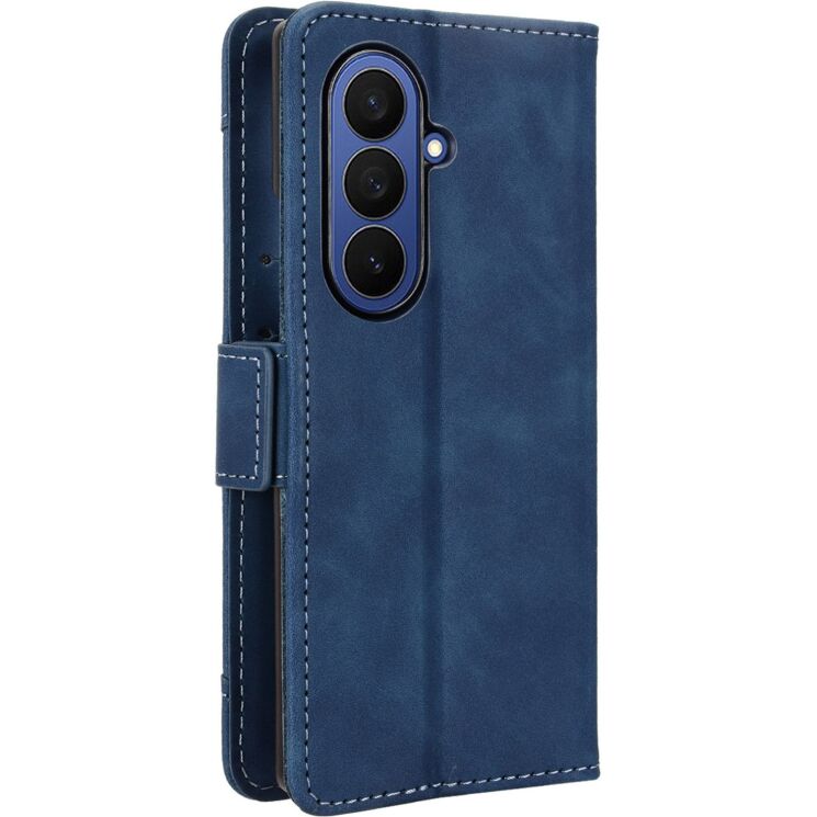 Чехол-книжка с карманами Deexe Wallet Stand (FF) для Samsung Galaxy Fold 8 Ultra - Blue: фото 7 из 8