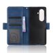 Чехол-книжка с карманами Deexe Wallet Stand (FF) для Samsung Galaxy Fold 8 Ultra - Blue (435802L). Фото 4 из 8