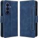 Чехол-книжка с карманами Deexe Wallet Stand (FF) для Samsung Galaxy Fold 8 Ultra - Blue (435802L). Фото 1 из 8