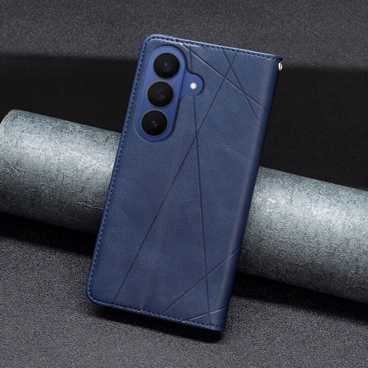 Чехол-книжка с карманами UniCase Geometric Pattern для Samsung Galaxy A37 (A376) - Blue: фото 6 из 10