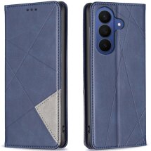 Чехол-книжка с карманами UniCase Geometric Pattern для Samsung Galaxy A37 (A376) - Blue: фото 1 из 10