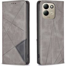 Чехол-книжка с карманами UniCase Geometric Pattern для Xiaomi Redmi 17 - Grey: фото 1 из 9