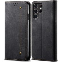 Чехол-книжка с карманами UniCase Jeans Wallet для Samsung Galaxy S26 Ultra (S948) - Black: фото 1 из 6