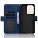 Чехол-книжка с кармашками Deexe Wallet Stand для Xiaomi Poco C95 Pro - Blue (429205L). Фото 4 из 15