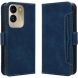 Чехол-книжка с кармашками Deexe Wallet Stand для Xiaomi Poco C95 Pro - Blue (429205L). Фото 1 из 15