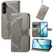 Чехол-книжка с рисунком UniCase Butterfly Pattern для Samsung Galaxy S26 FE - Grey (412726H). Фото 4 из 6